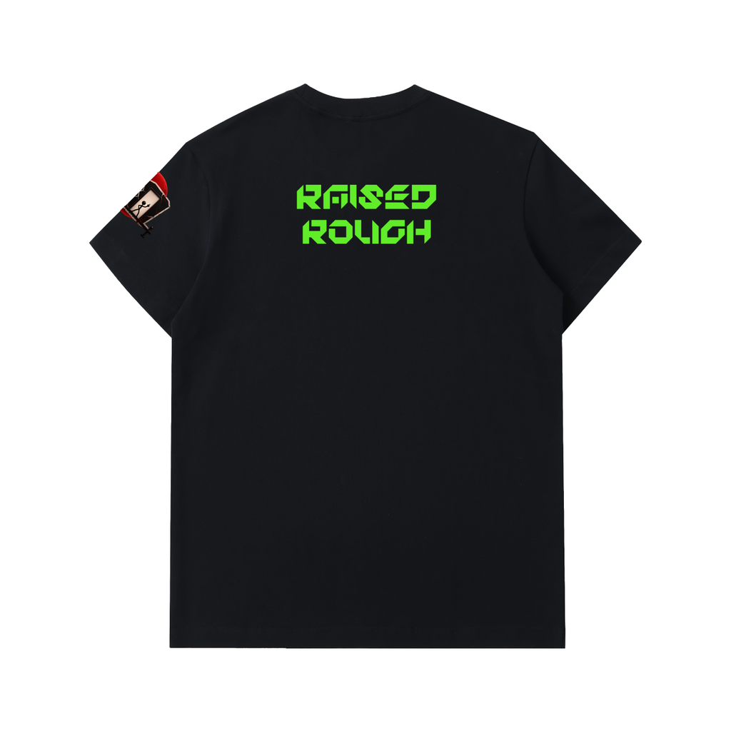 Raised Rough_Triple Scoop Drip_Essential Heavyweight Cotton T-Shirt