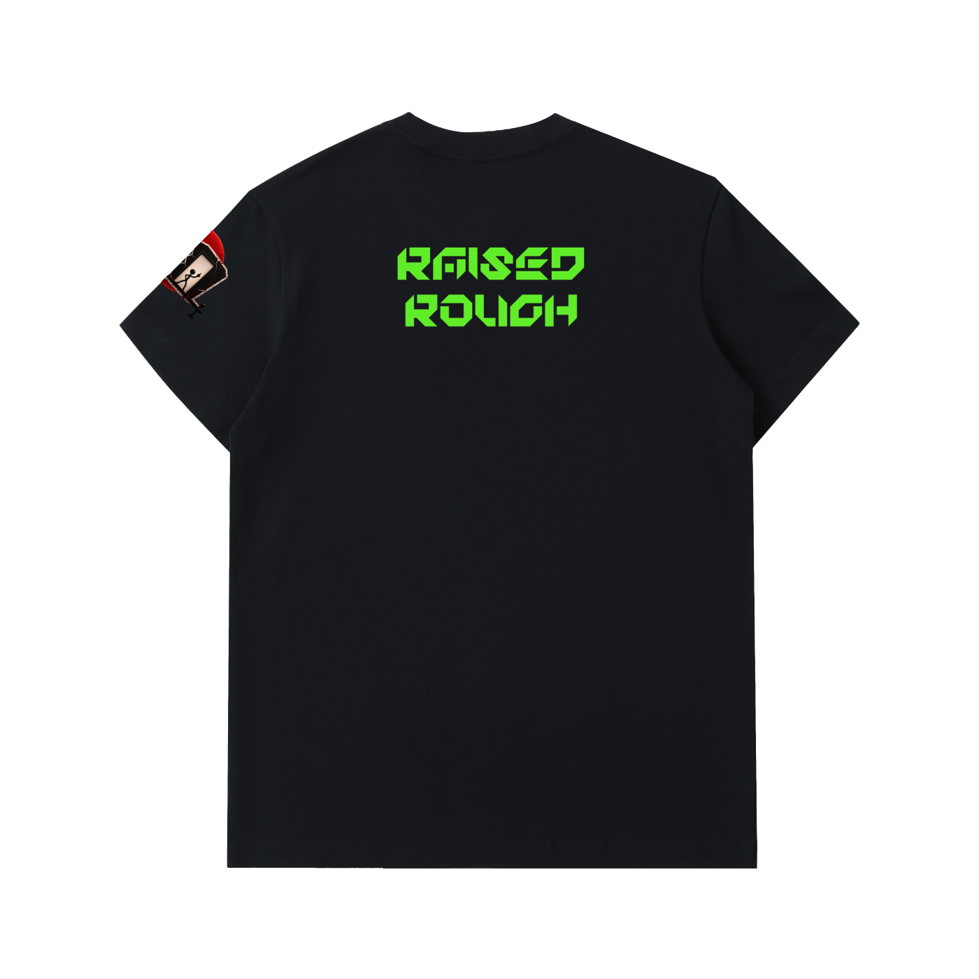 Raised Rough_Triple Scoop Drip_Essential Heavyweight Cotton T-Shirt
