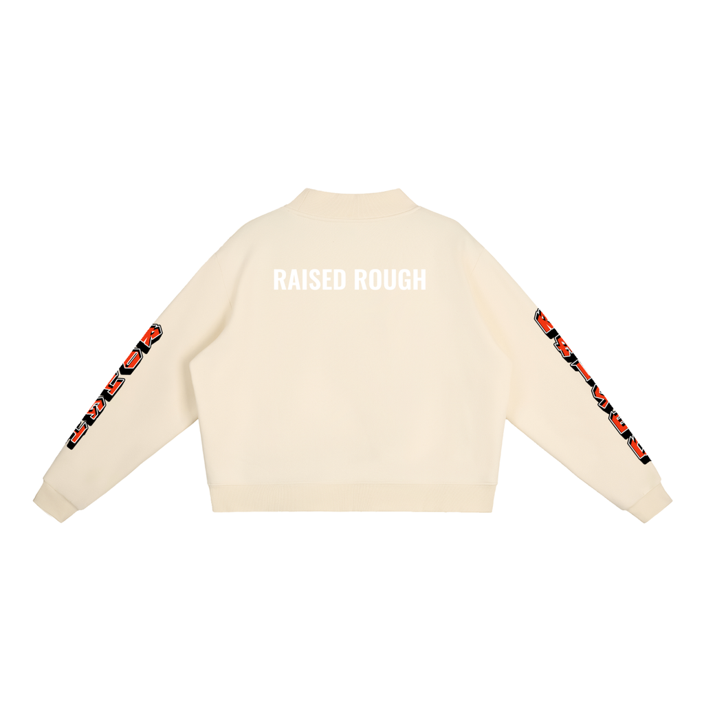 Essential Fleece Mock-Neck Crew Sweatshirt