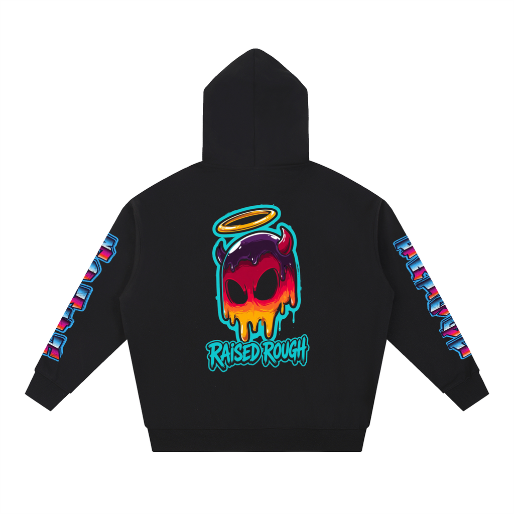 Raised Rough Drip Essential Heavyweight Hoodie
