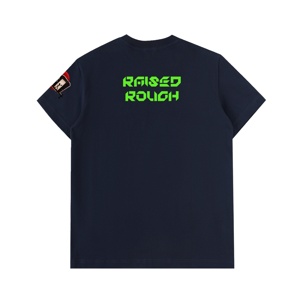 Raised Rough_Triple Scoop Drip_Essential Heavyweight Cotton T-Shirt