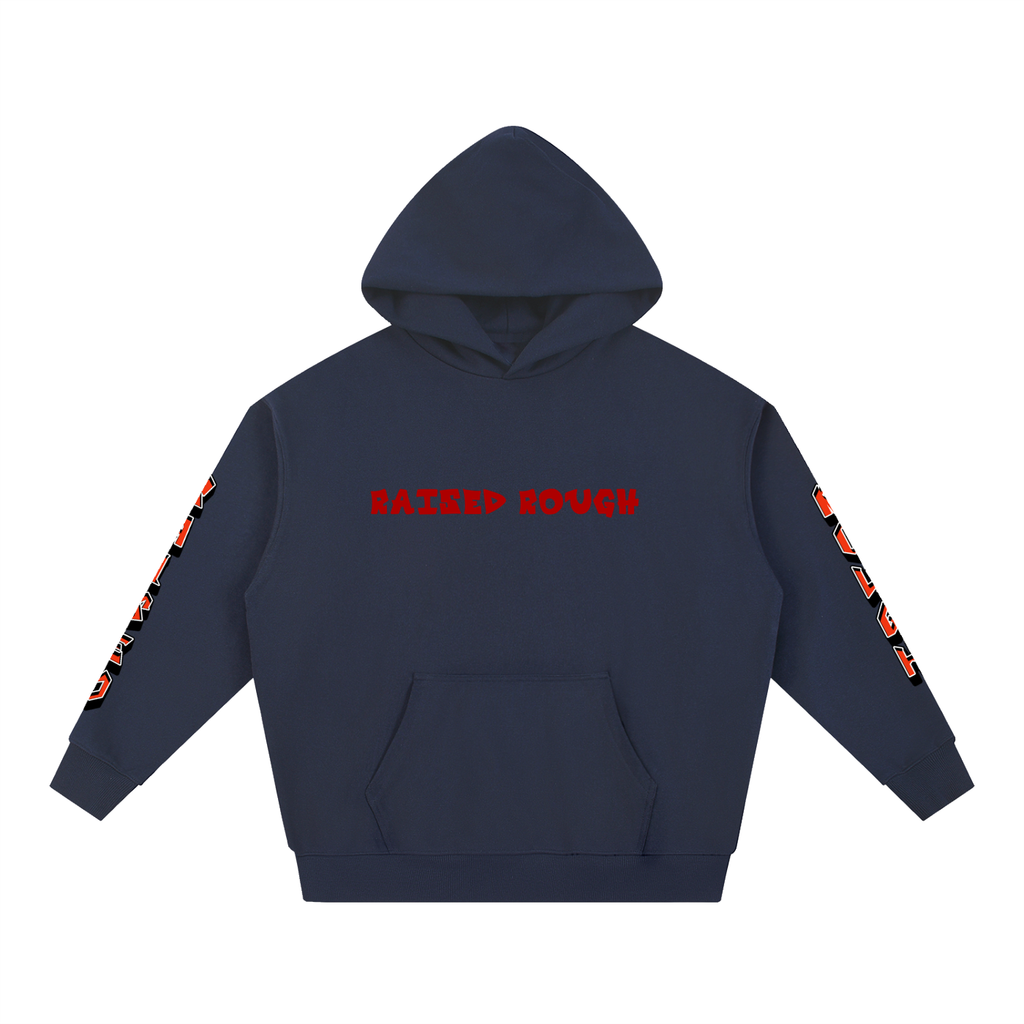 Raised Rough Logo hoodie Essential Heavyweight Hoodie