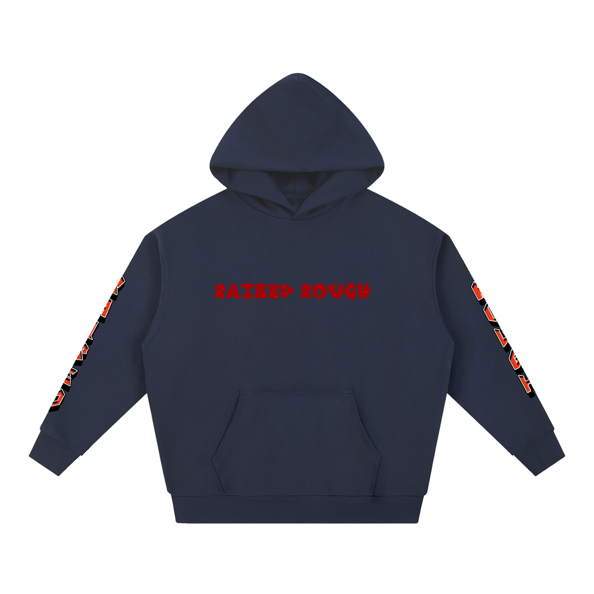 Raised Rough Logo hoodie Essential Heavyweight Hoodie