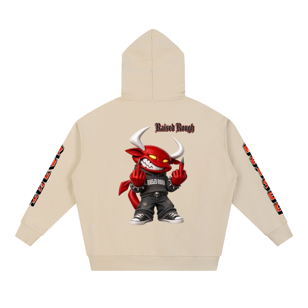 Raised Rough Logo hoodie Essential Heavyweight Hoodie