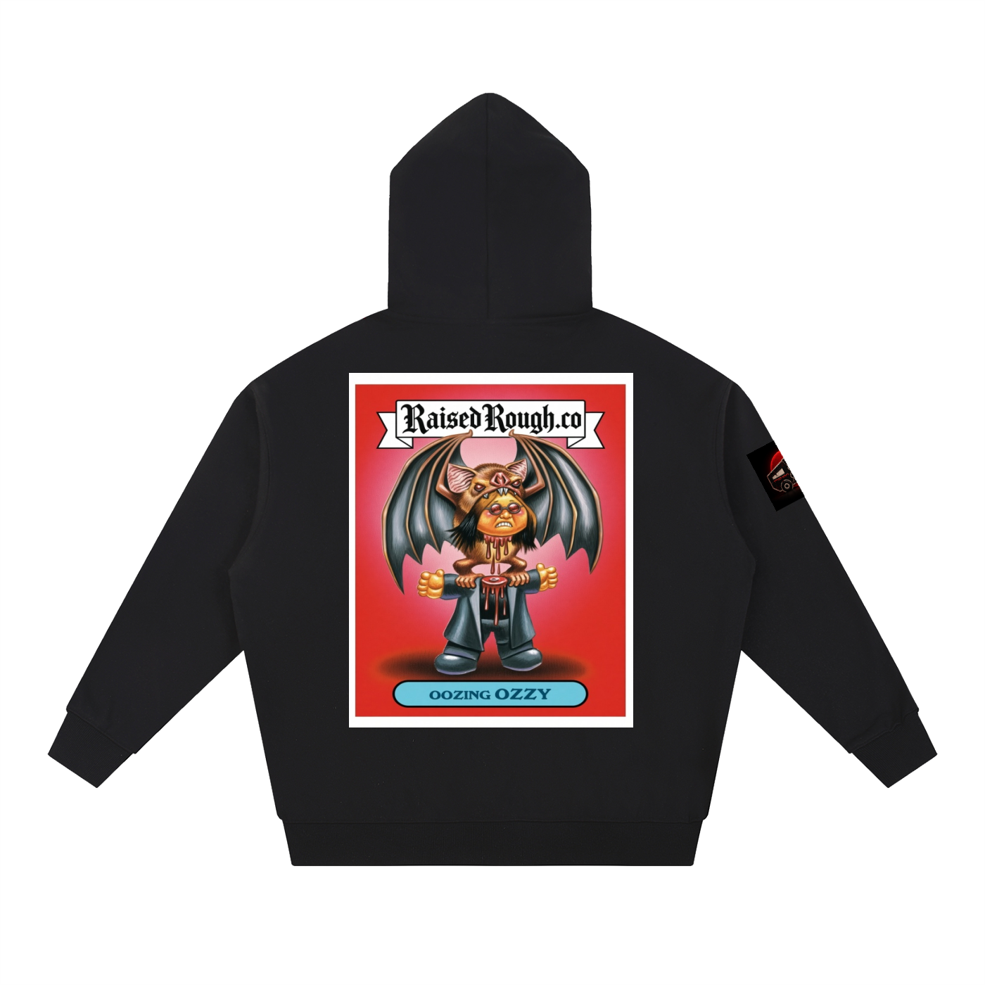 Garbage pail kids Raised Rough ozzy oozeborne  Essential Heavyweight Hoodie