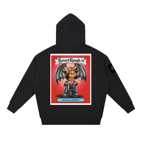 Garbage pail kids Raised Rough ozzy oozeborne  Essential Heavyweight Hoodie