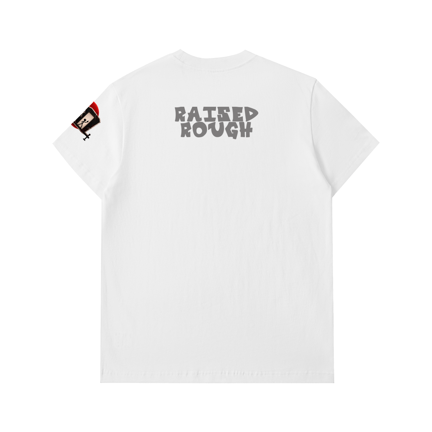 Raised Rough_Charlie Brown & Snoopy Essential Heavyweight Cotton T-Shirt