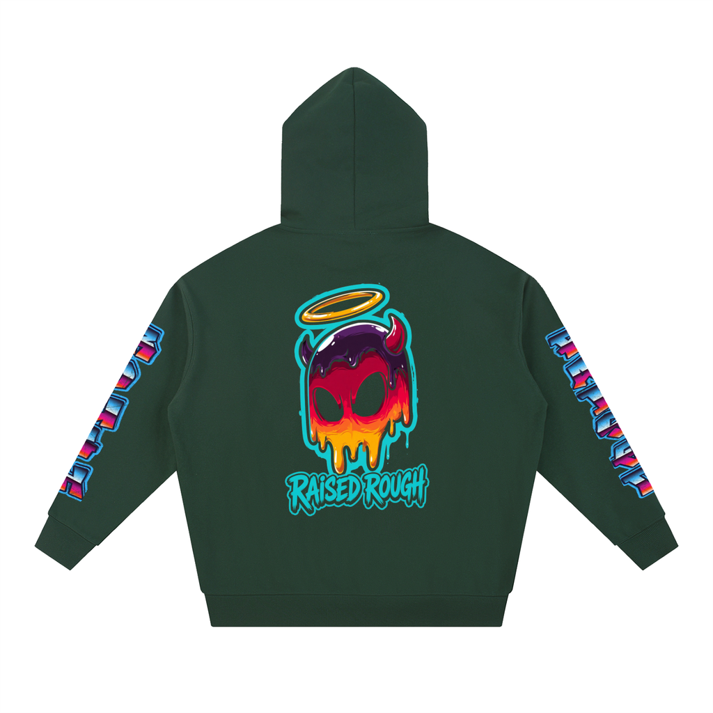 Raised Rough Drip Essential Heavyweight Hoodie