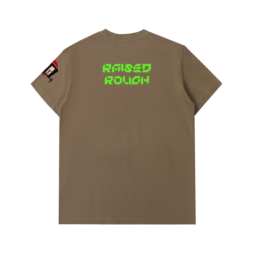 Raised Rough_Triple Scoop Drip_Essential Heavyweight Cotton T-Shirt