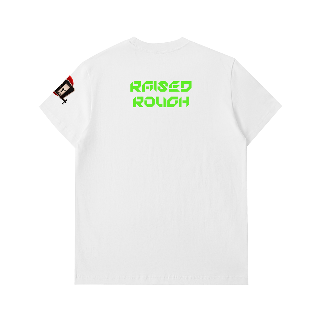 Raised Rough_Triple Scoop Drip_Essential Heavyweight Cotton T-Shirt