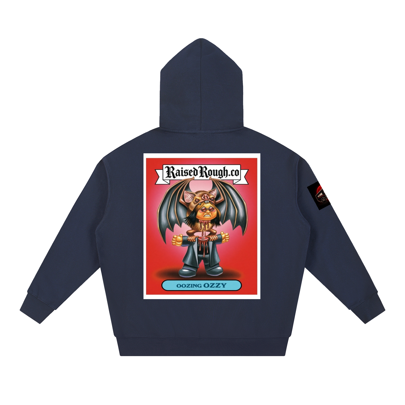 Garbage pail kids Raised Rough ozzy oozeborne  Essential Heavyweight Hoodie