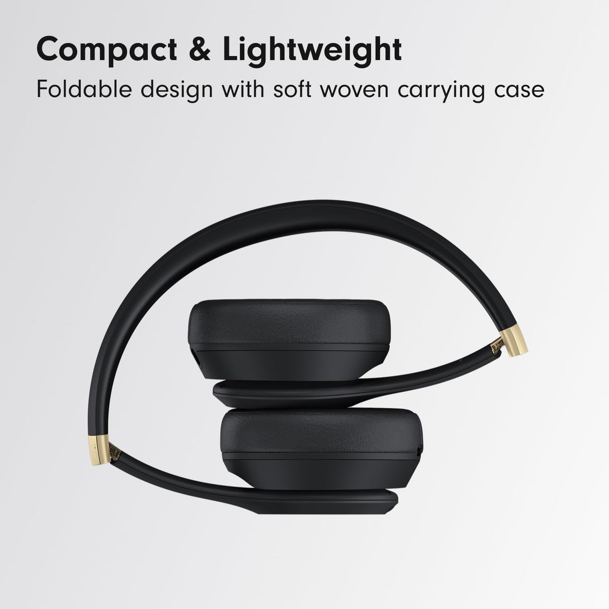 Beats Solo 4 - Wireless On-Ear Bluetooth Headphones, Up to 50-Hour Battery Life, Ultra-Lightweight Comfort, Powerful and Balanced Sound, Apple & Android Compatible - Matte Black