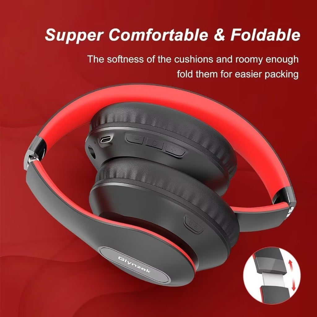 Wireless Bluetooth Headphones Over Ear V6.0 HiFi Stereo with Mic