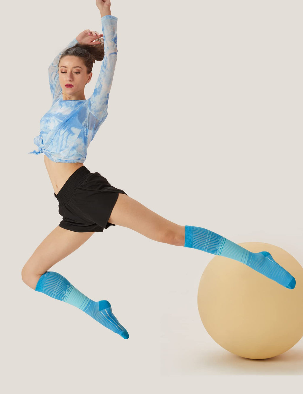 FITRELL 3 Pairs Compression Socks for Women and Men 20-30mmHg-Circulation Support Socks