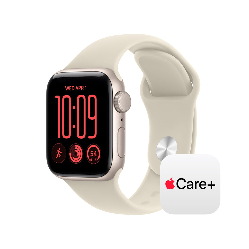 Apple Watch SE 3 [GPS 40mm] Smartwatch with Starlight Aluminum Case with Starlight Sport Band - S/M. Fitness and Sleep Trackers, Heart Rate Monitor, Always-On Display, Water Resistant