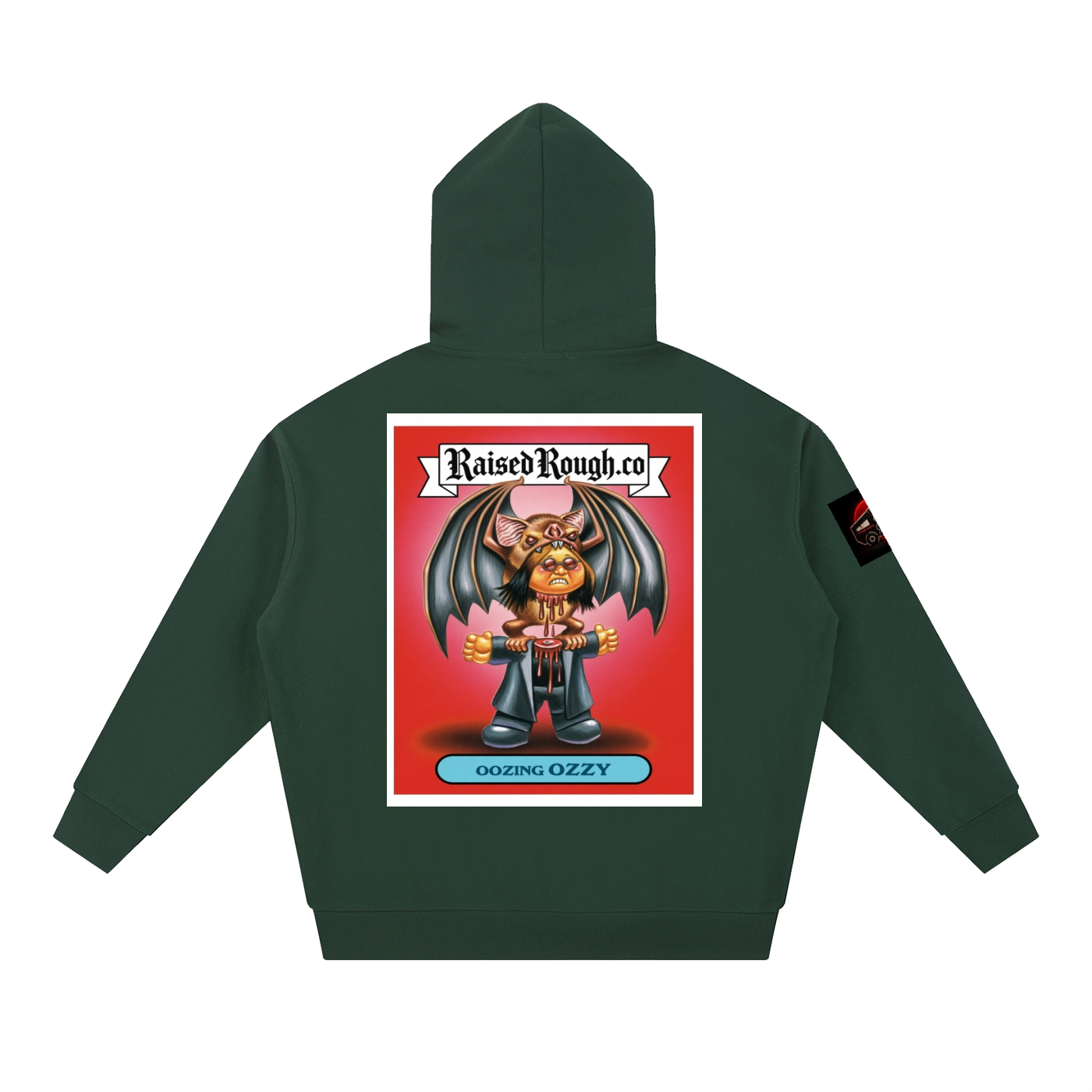 Garbage pail kids Raised Rough ozzy oozeborne  Essential Heavyweight Hoodie
