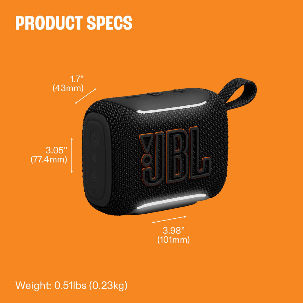 JBL Go 5 Portable Bluetooth Speaker, Waterproof and Dustproof - Purple