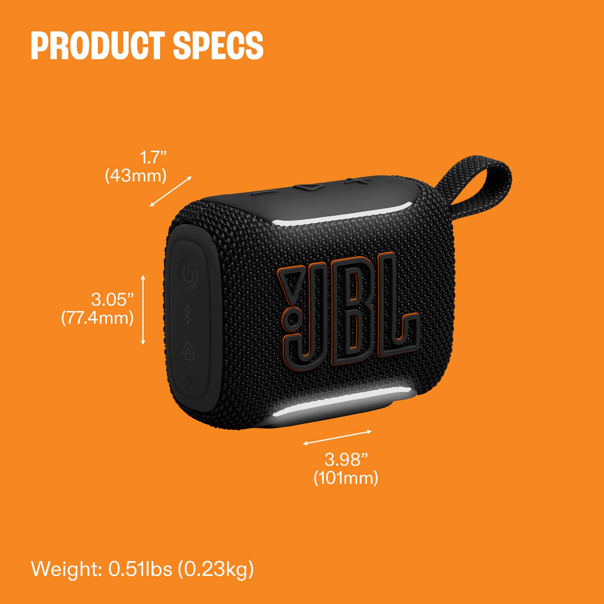 JBL Go 5 Portable Bluetooth Speaker, Waterproof and Dustproof - Purple