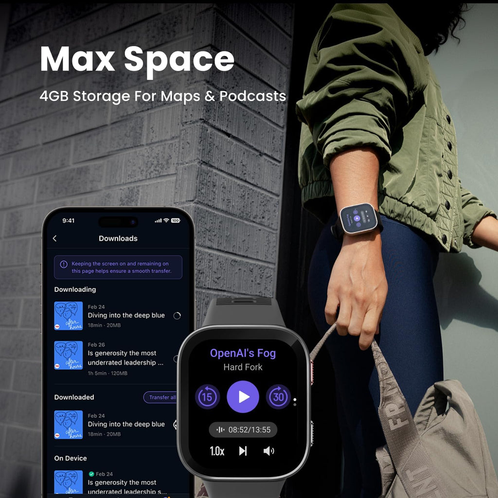Amazfit Bip 6 Smart Watch, 1.97" AMOLED Display, GPS, iOS/Android