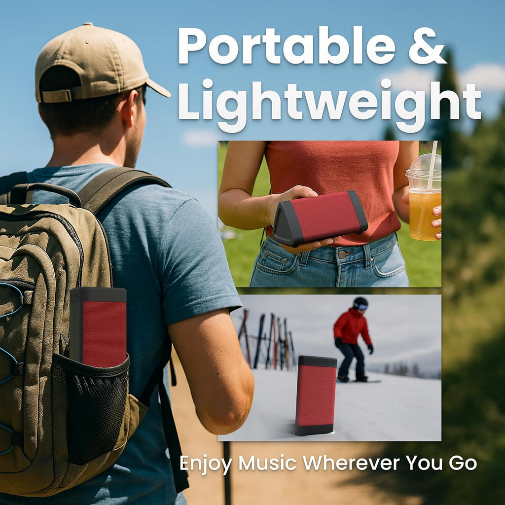 OontZ Angle 3 Gen 4 Portable Bluetooth Speaker, 12W, 24-Hour Playtime