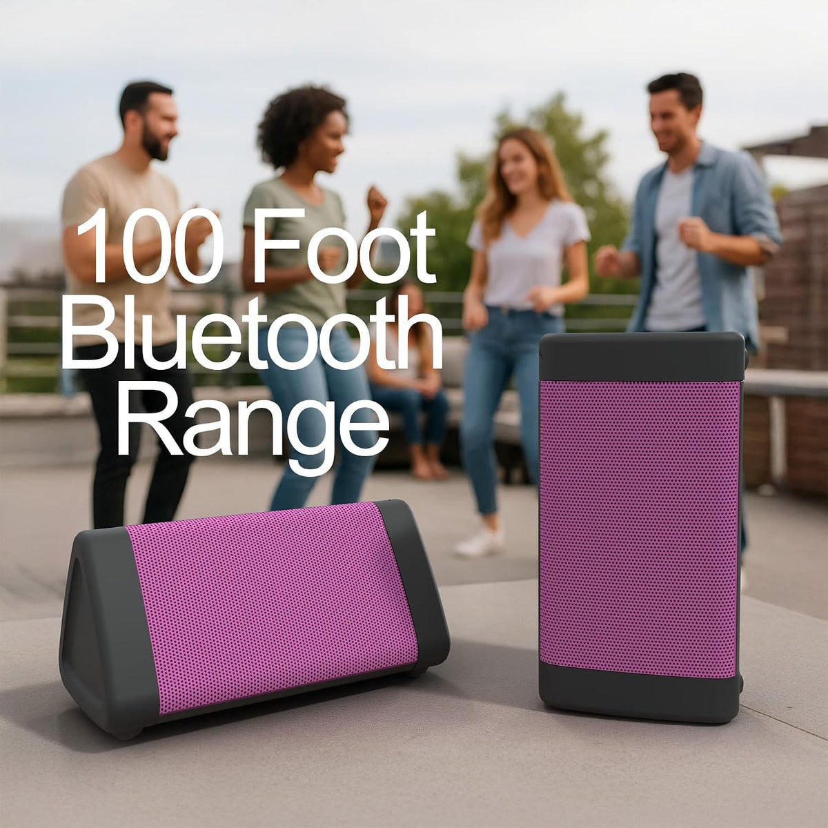 OontZ Angle 3 Gen 4 Portable Bluetooth Speaker, 12W, 24-Hour Playtime