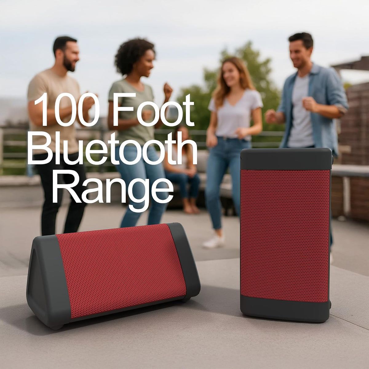 OontZ Angle 3 Gen 4 Portable Bluetooth Speaker, 12W, 24-Hour Playtime