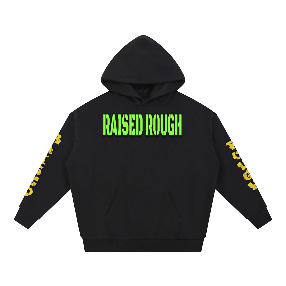 RAISED ROUGH Dollar Graffiti Hoodie