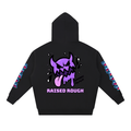 RAISED ROUGH Purple Monster Hoodie