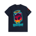 Raised Rough_Ghostly Drip Essential Heavyweight Cotton T-Shirt