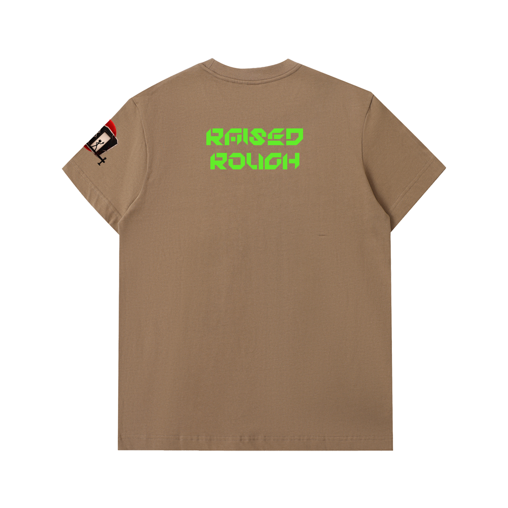 Raised Rough_Triple Scoop Drip_Essential Heavyweight Cotton T-Shirt