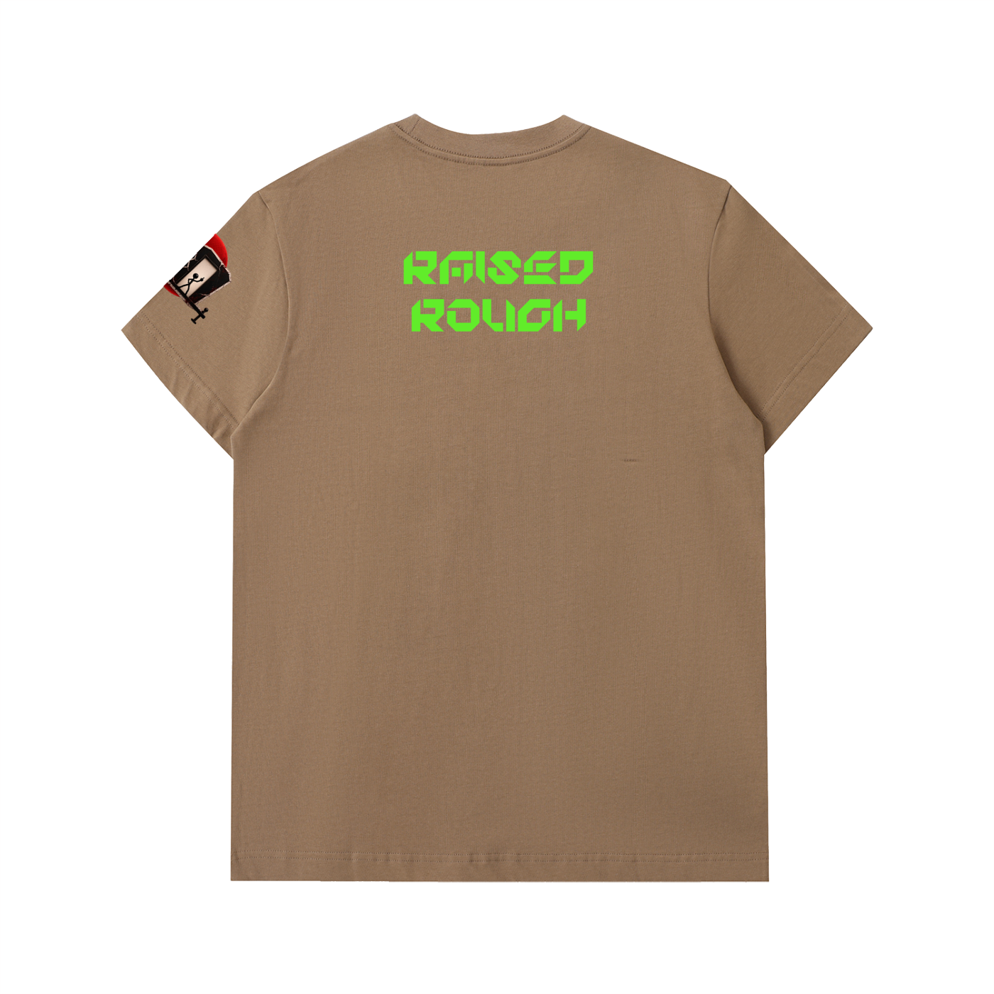 Raised Rough_Triple Scoop Drip_Essential Heavyweight Cotton T-Shirt