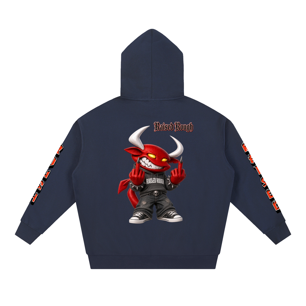 Raised Rough Logo hoodie Essential Heavyweight Hoodie