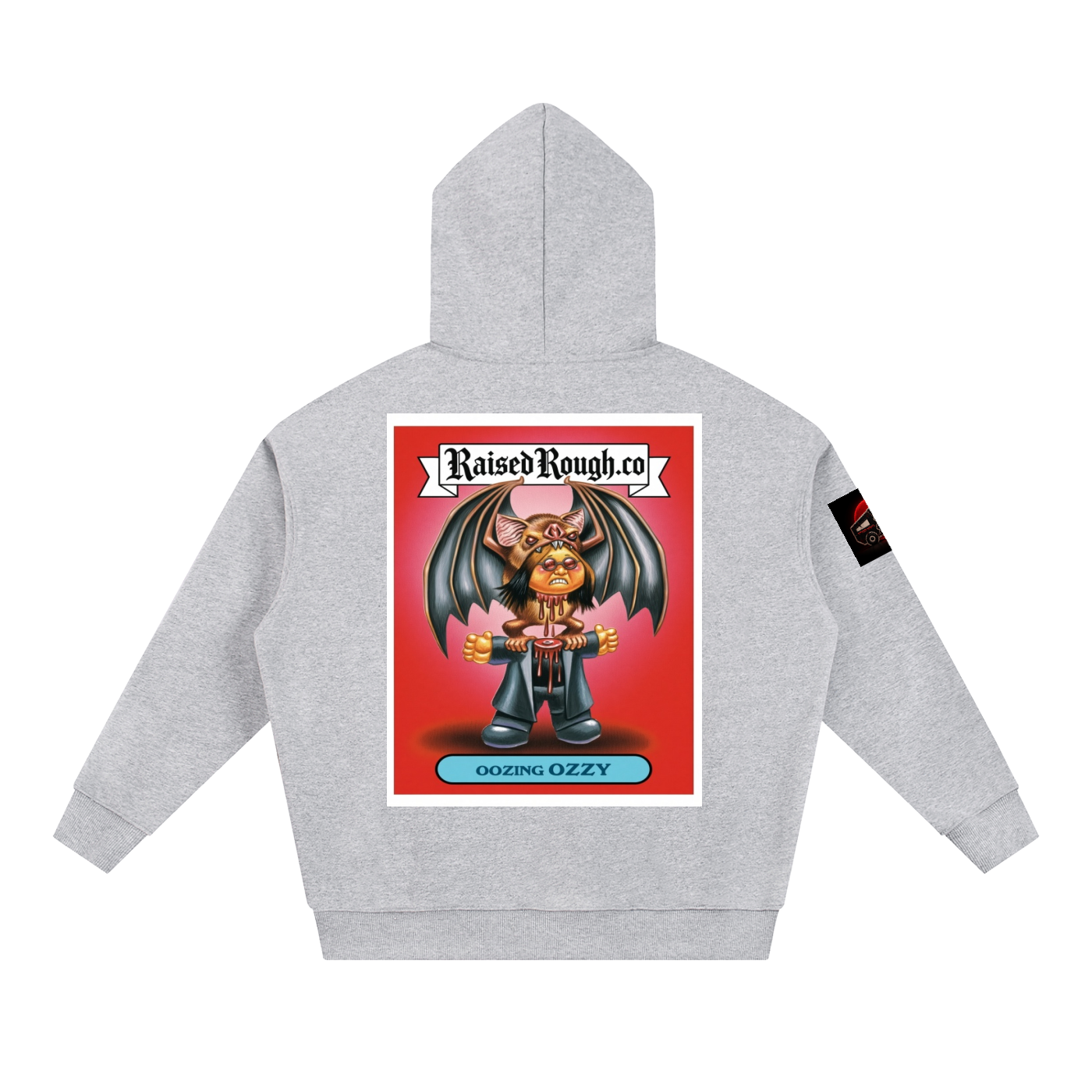 Garbage pail kids Raised Rough ozzy oozeborne  Essential Heavyweight Hoodie