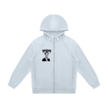 Raised Rough_punkrock_Unisex Raglan Full Zip Hoodie