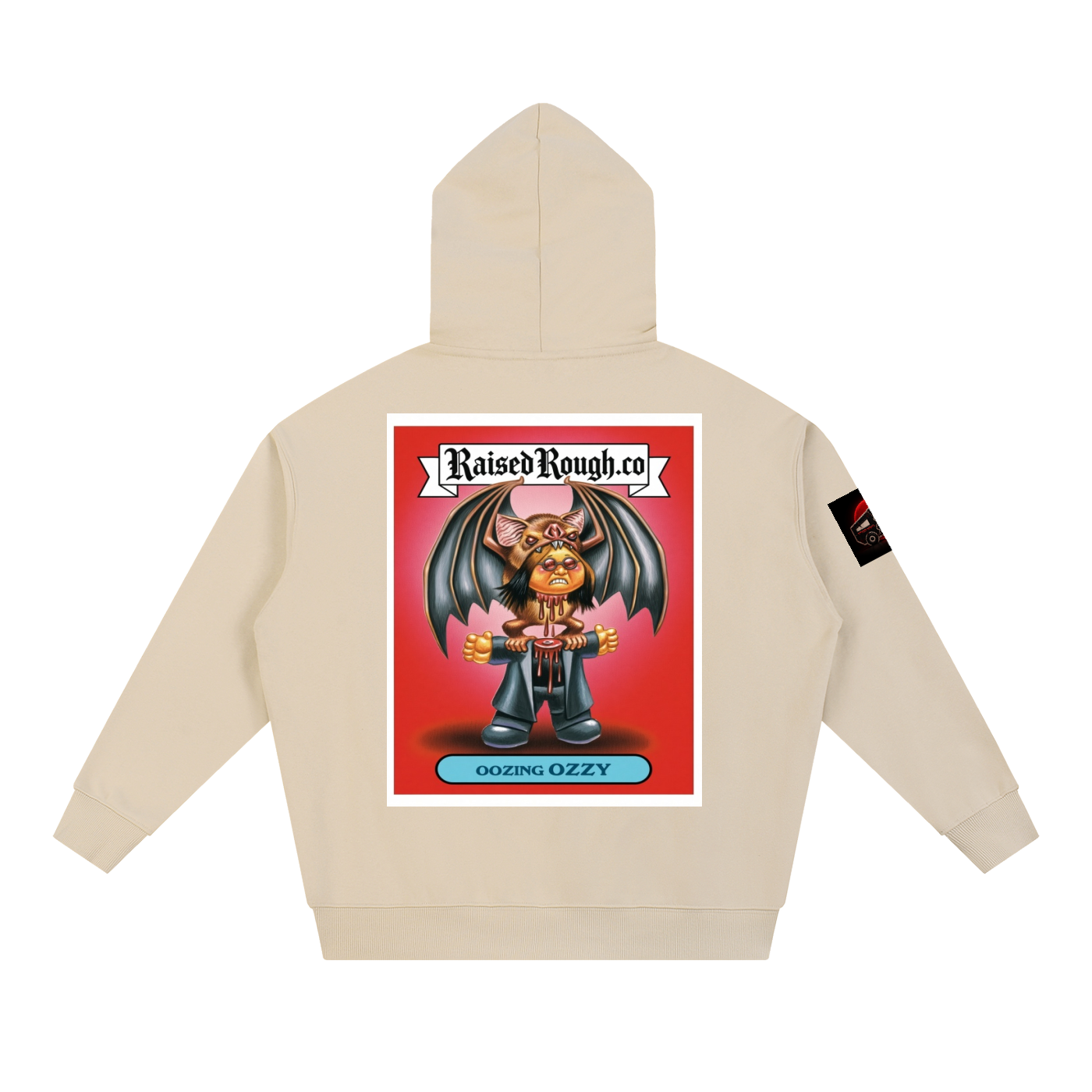 Garbage pail kids Raised Rough ozzy oozeborne  Essential Heavyweight Hoodie