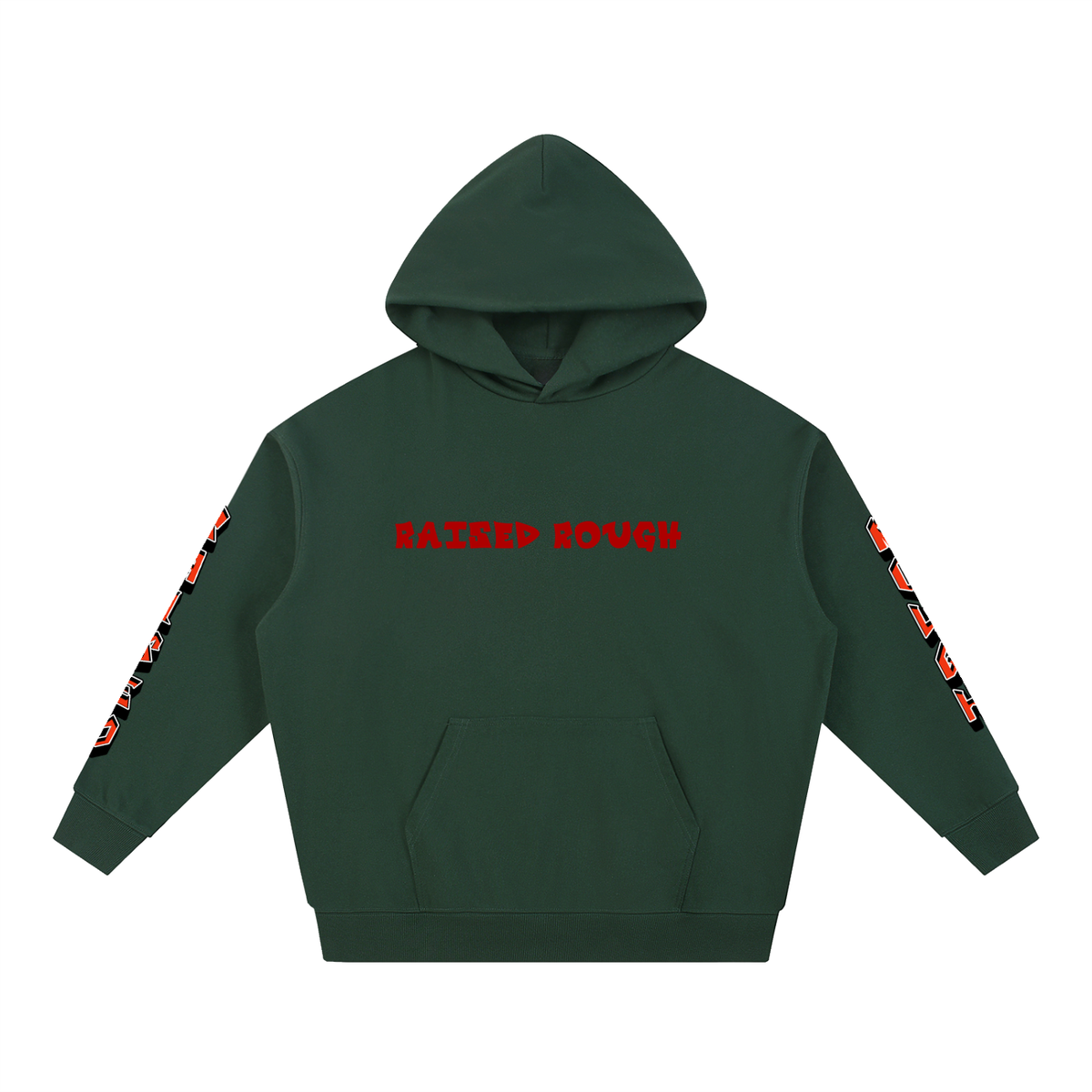 Raised Rough Logo hoodie Essential Heavyweight Hoodie